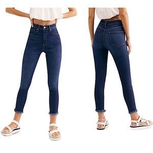 Wee the free high waisted cropped jeans